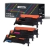 Multipack (4) Toners Meerdere kleuren Compatibel met Samsung CLP, CLX - Vervangt CLT-C4072S (ST994A)
